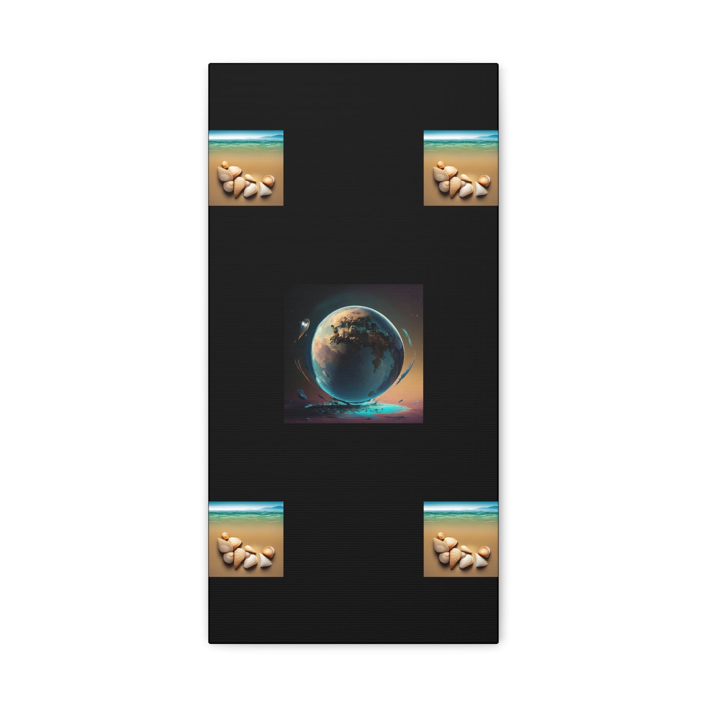 Matiby Worlds Black Canvas Gallery Wraps