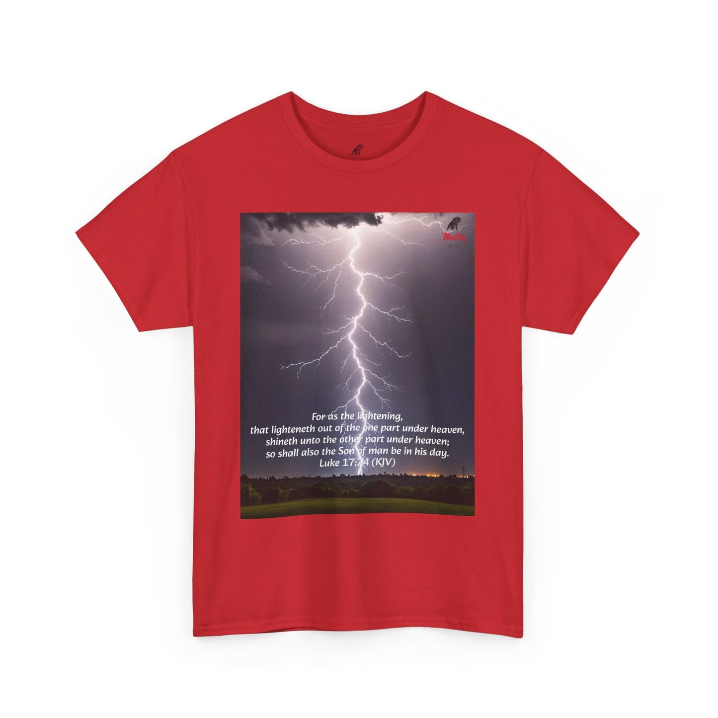 Lightning Style Son of man Unisex Heavy Cotton Tee