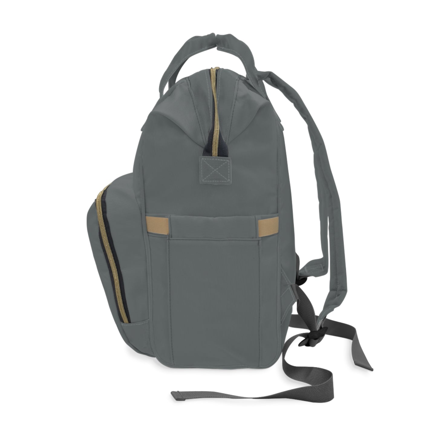 Multifunctional Diaper Backpack Dark Grey