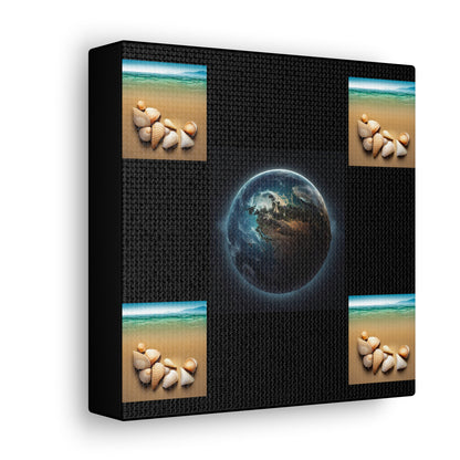 Matiby Worlds Black Canvas Gallery Wraps