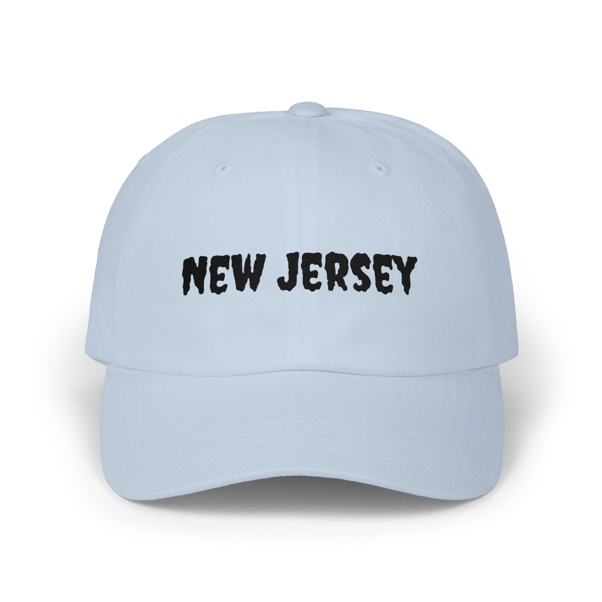 New Jersey United States of America Black Embroidered Classic Dad Cap | NJ 3rd USA Baseball Hat