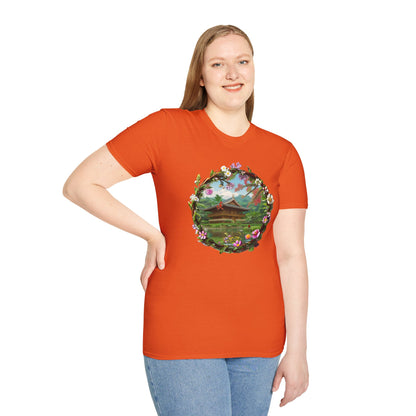 Floral Landscape Unisex Softstyle T-Shirt