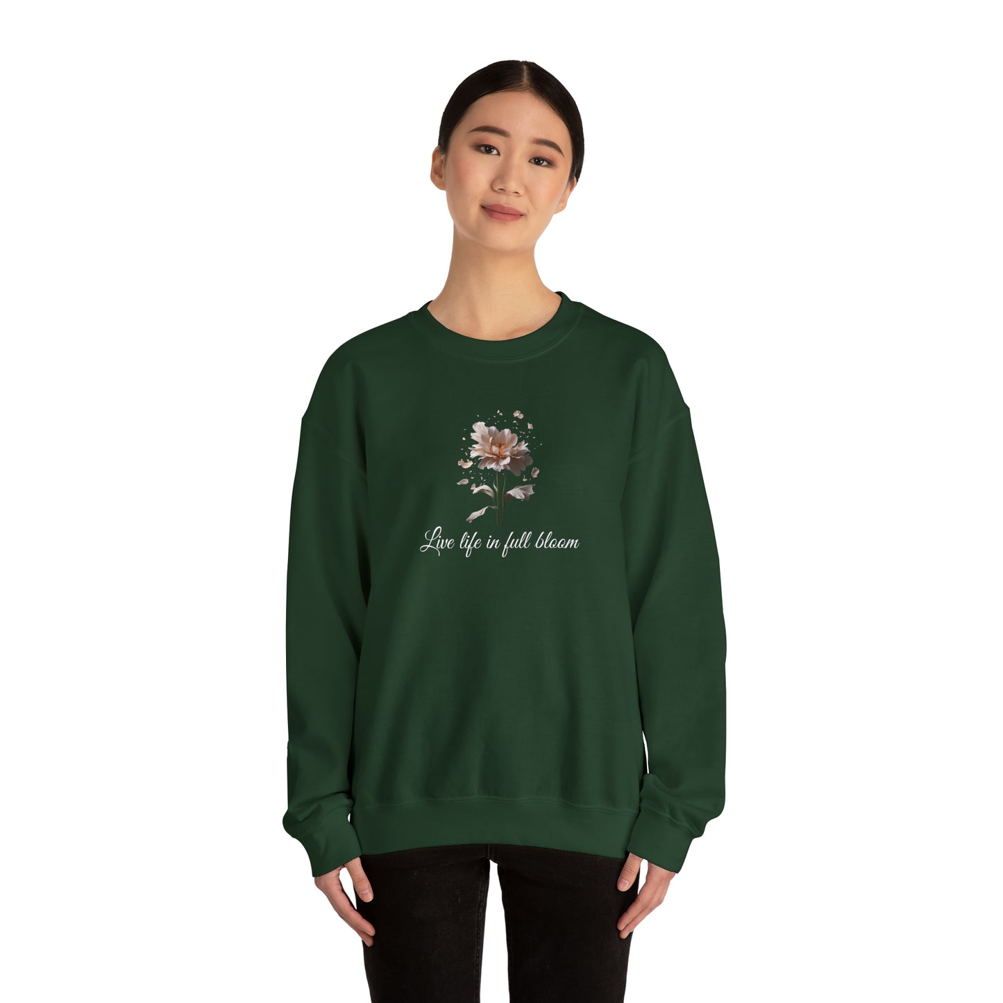 Matiby Amy's Special Flower Bloom Unisex Heavy Blend™ Crewneck Sweatshirt