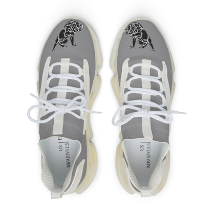 Men's Light Grey Mesh Sneakers