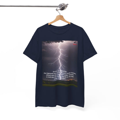 Lightning Style Son of man Unisex Heavy Cotton Tee