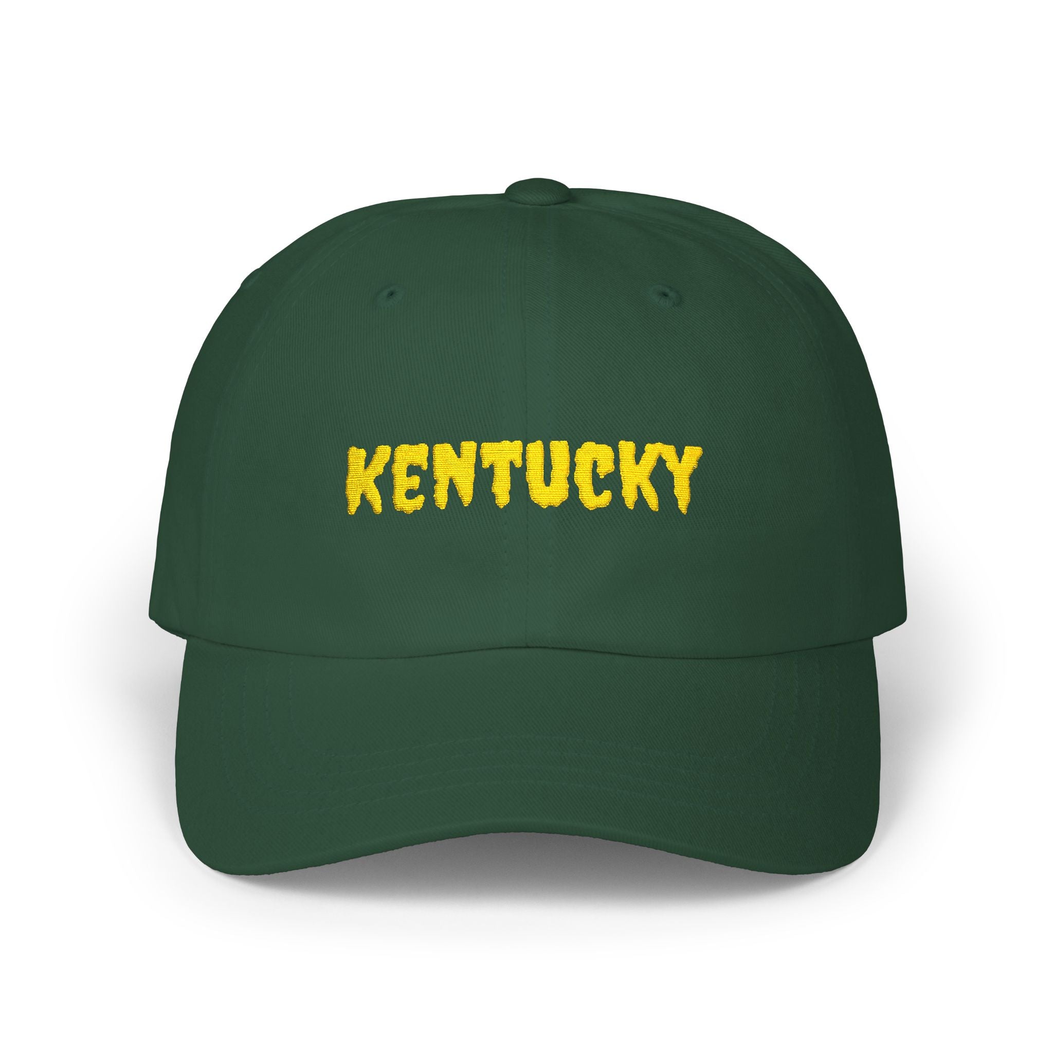 Kentucky United States of America Gold Embroidered Classic Dad Cap | KY 15th USA Baseball Hat