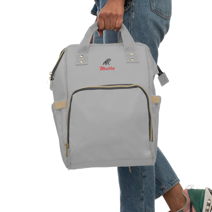 Multifunctional Diaper Backpack Light Grey