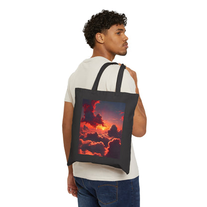 Sunrise/Sunset Cotton Canvas Tote Bag