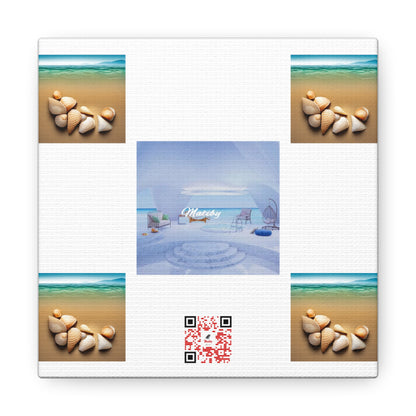 Matiby QR White Canvas Gallery Wraps