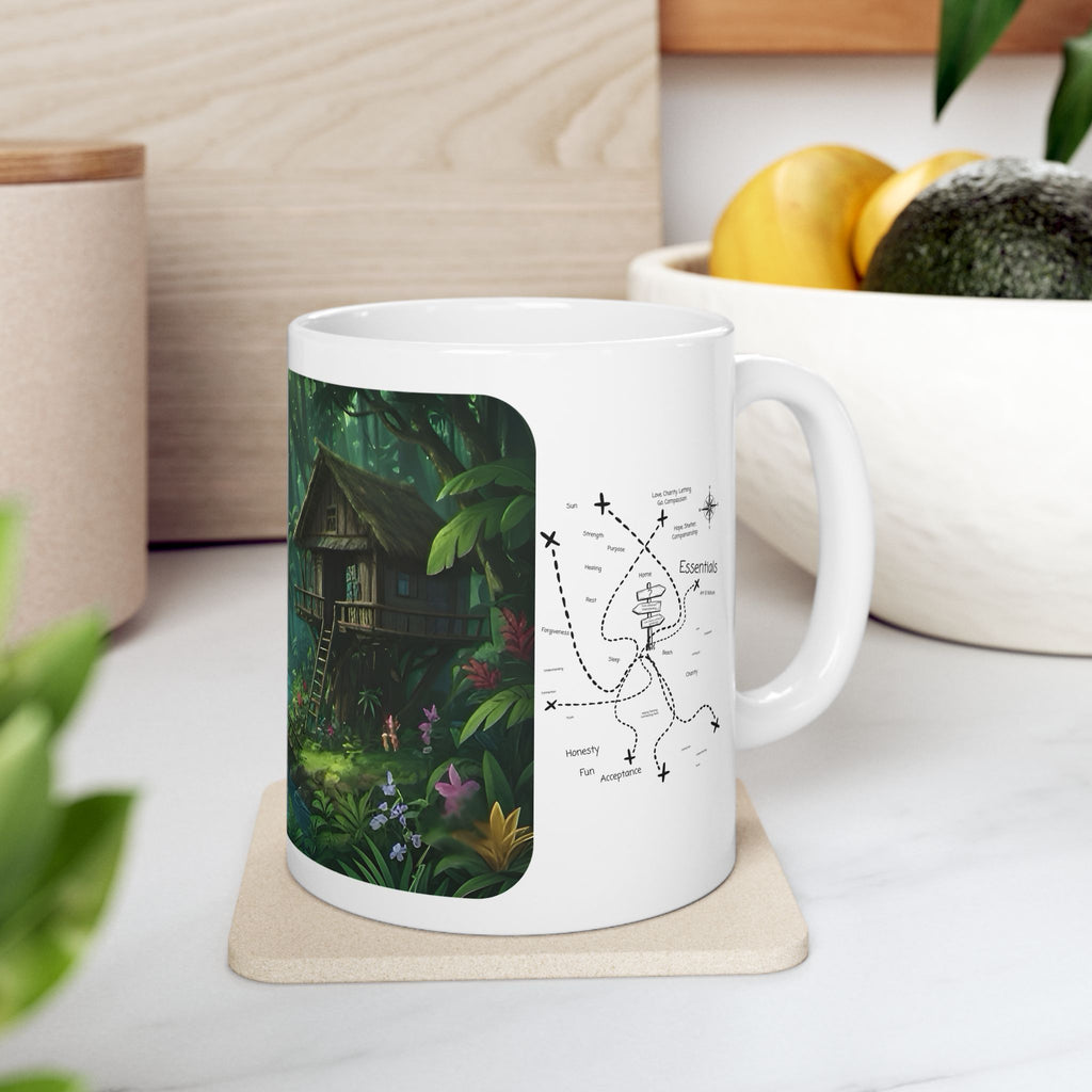 Cozy Architecture & Dreamy Landscapes #34 White Ceramic Mug – Homes Home Sweet Home Cup (11oz/15oz)