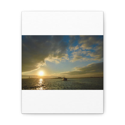 Sunset White Canvas Gallery Wraps