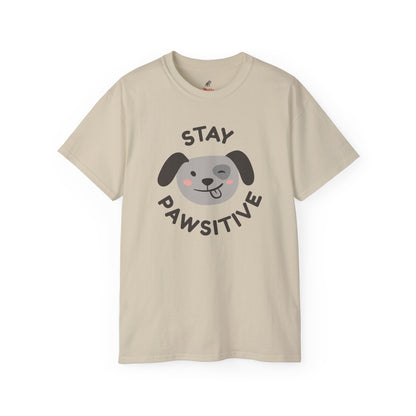 Stay Pawsitive Unisex Ultra Cotton Tee