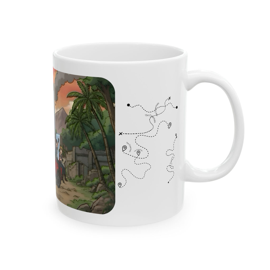 Sunshine State Pickup Trucks #16, Hauling Explorers White Ceramic Mug – Celebrating Companionship, Creativity & Life’s Little Wonders Cup (11oz/15oz)