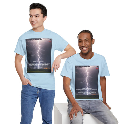 Lightning Style Son of man Unisex Heavy Cotton Tee