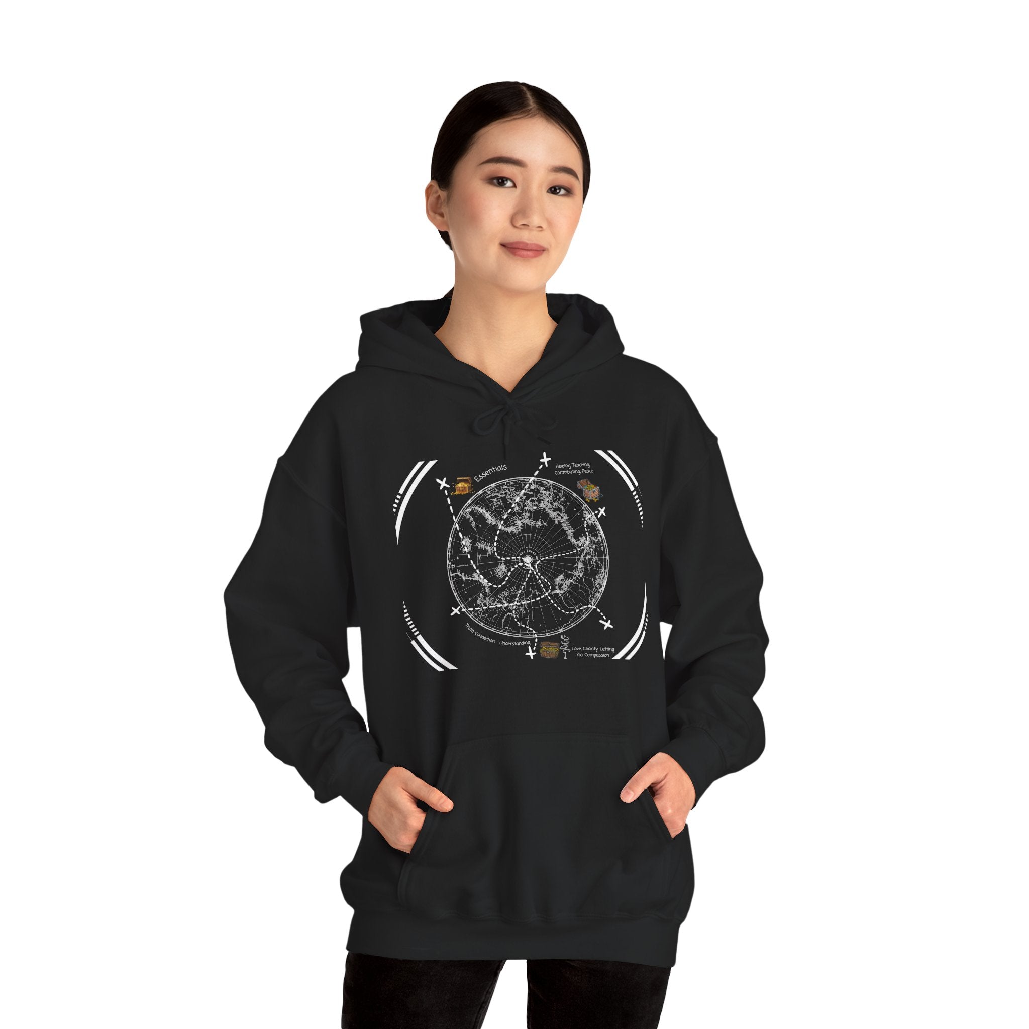 The Essential Paths #1 Hooded Sweatshirt — Global Hope, Community & Faith Hoody