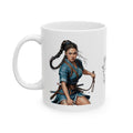 Gentle Woman of Valor #18 White Ceramic Mug - Fearfully & Wonderfully Made Tribute Cup (11oz/15oz)