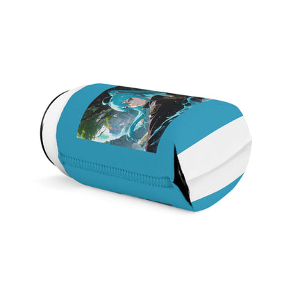 The Rising Can Cooler Sleeve, Turquoise