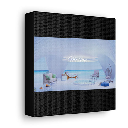 Matiby Black Canvas Gallery Wraps