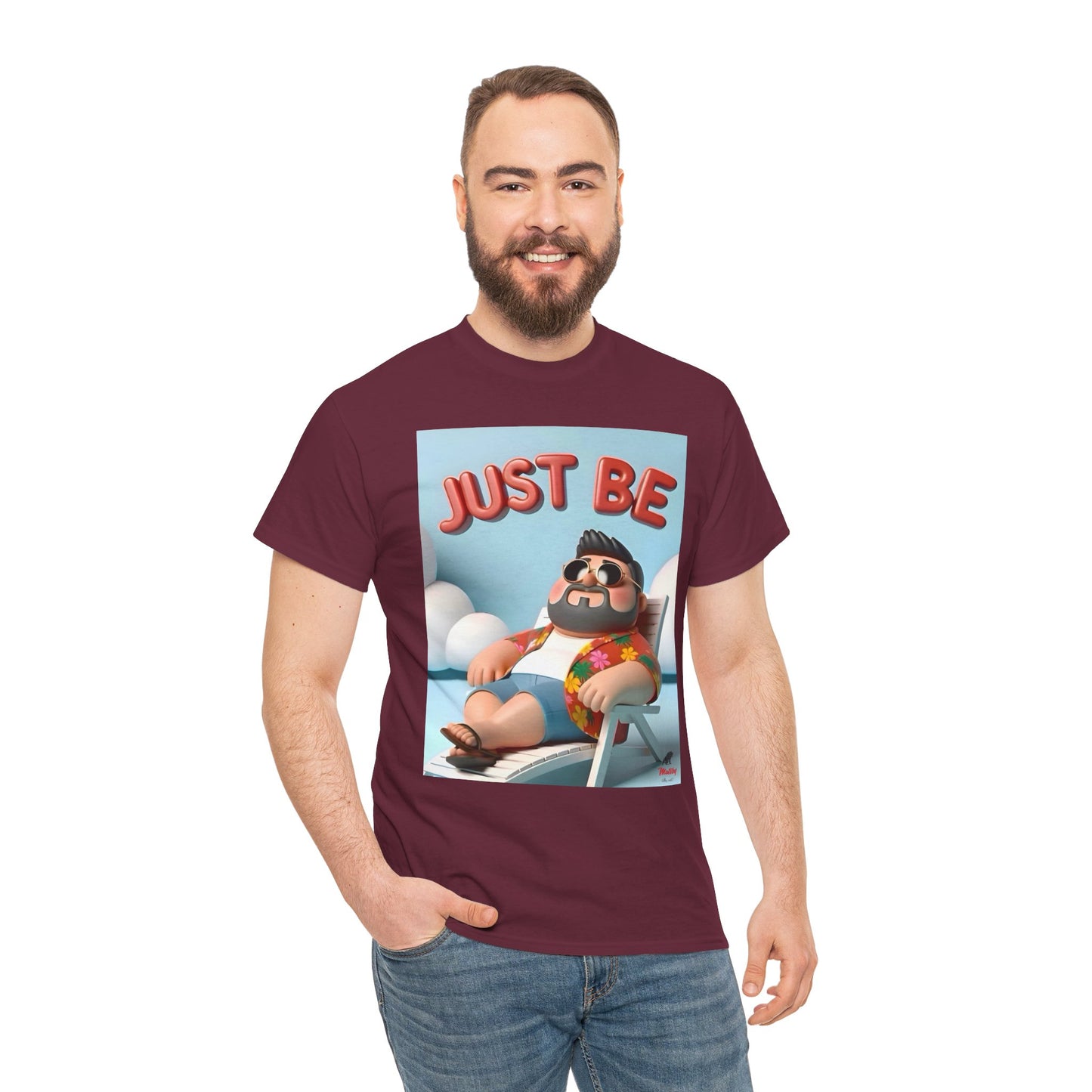 Just Be Unisex Heavy Cotton Tee