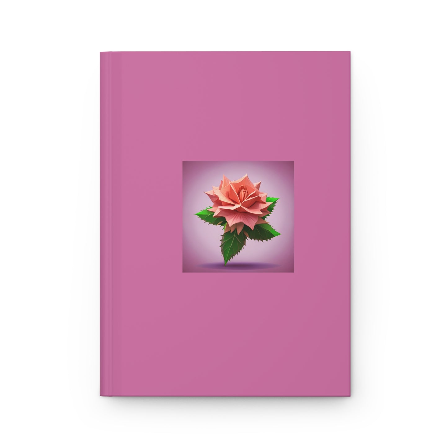 Rose Hardcover Journal Matte Light Pink