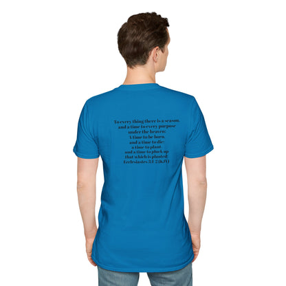 Bible Speaks Ecclesiastes 3:1-2 Unisex Softstyle T-Shirt