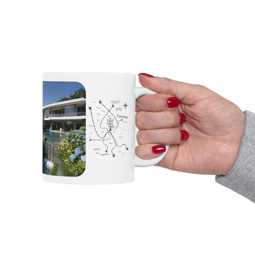 Cozy Architecture & Dreamy Landscapes #26 White Ceramic Mug – Homes Home Sweet Home Cup (11oz/15oz)