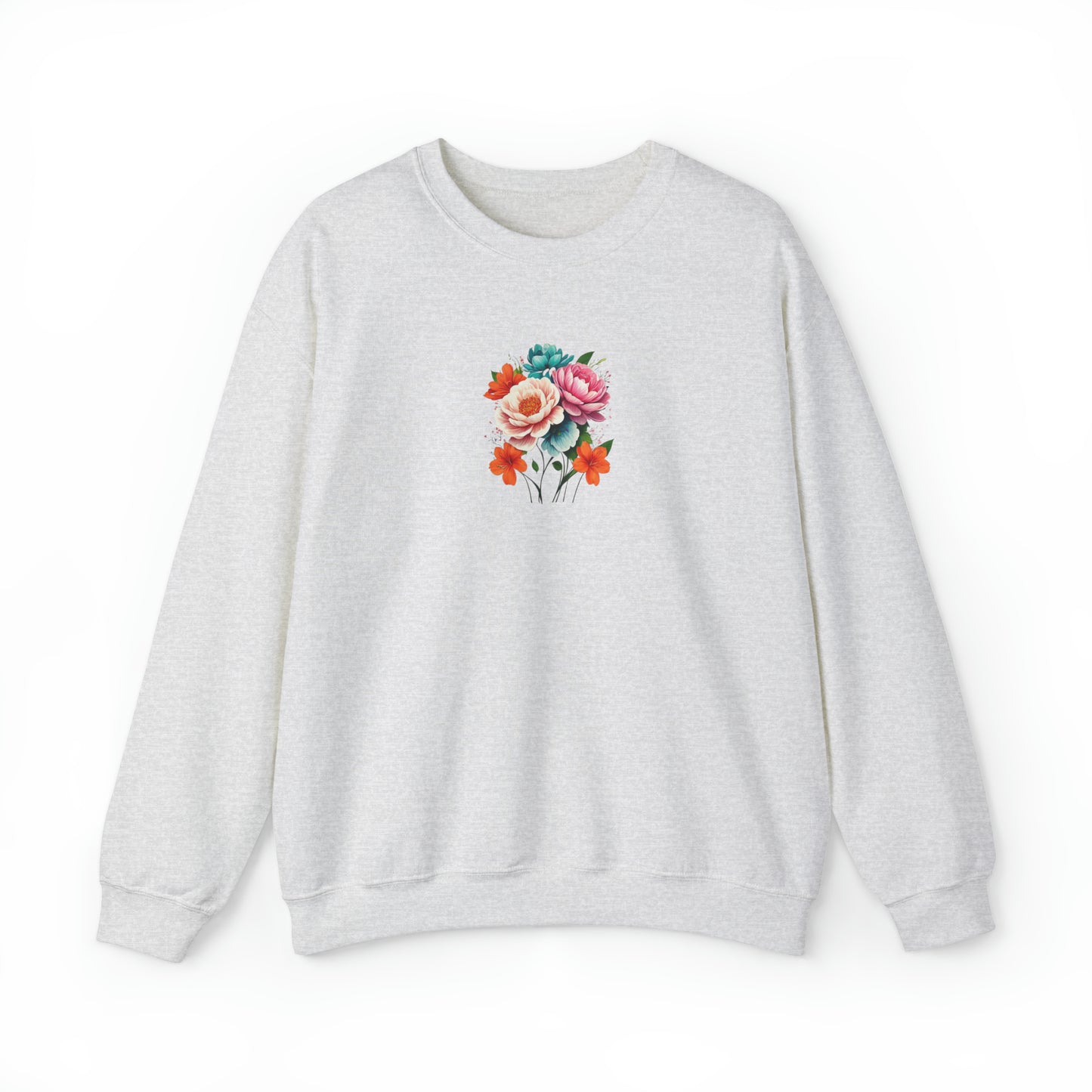 Matiby Flower Unisex Heavy Blend™ Crewneck Sweatshirt