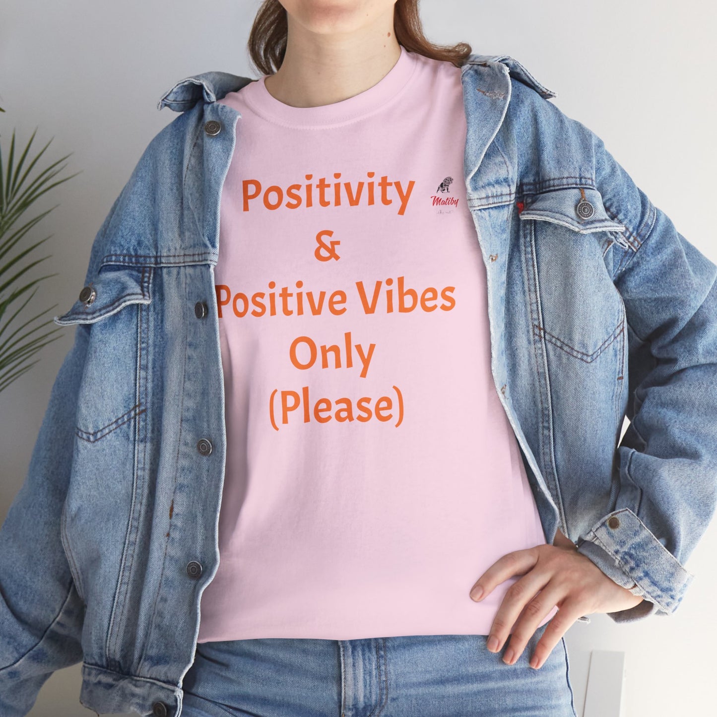 Positivity Unisex Heavy Cotton Tee