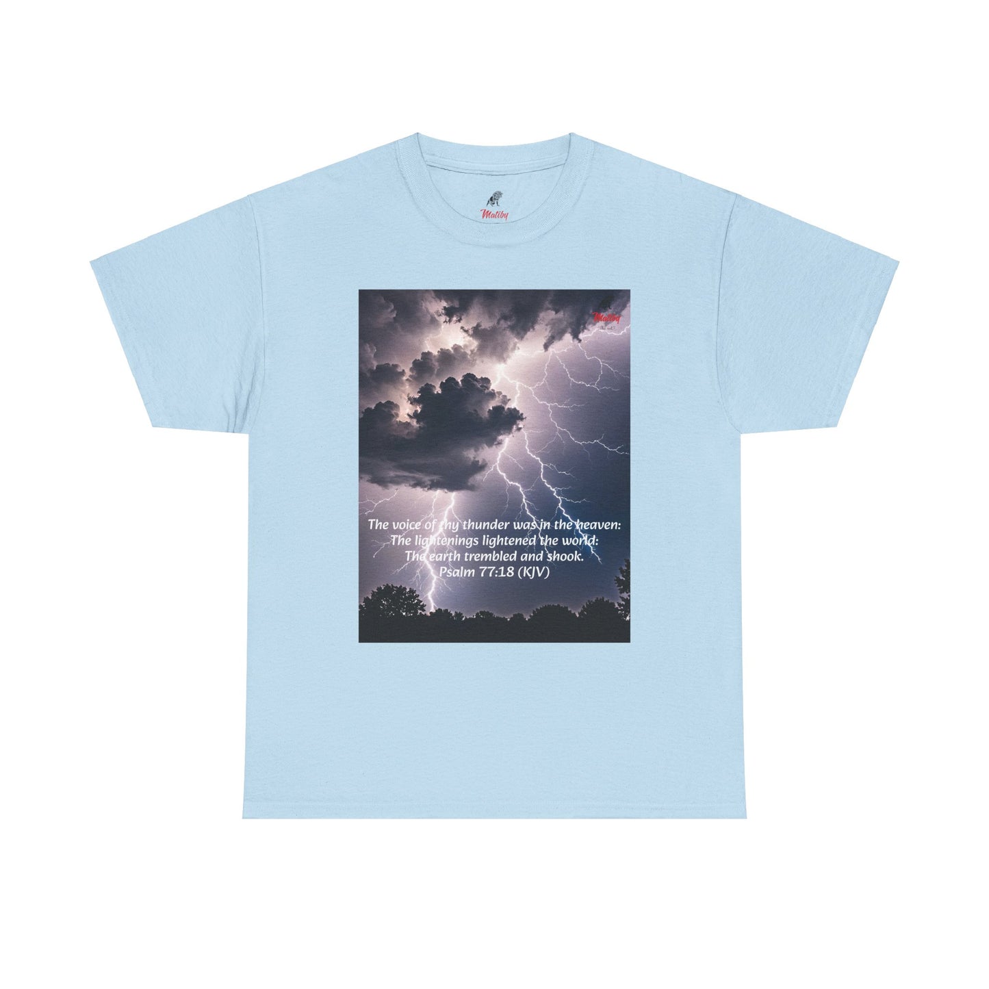 Lightning Style Thunder Unisex Heavy Cotton Tee