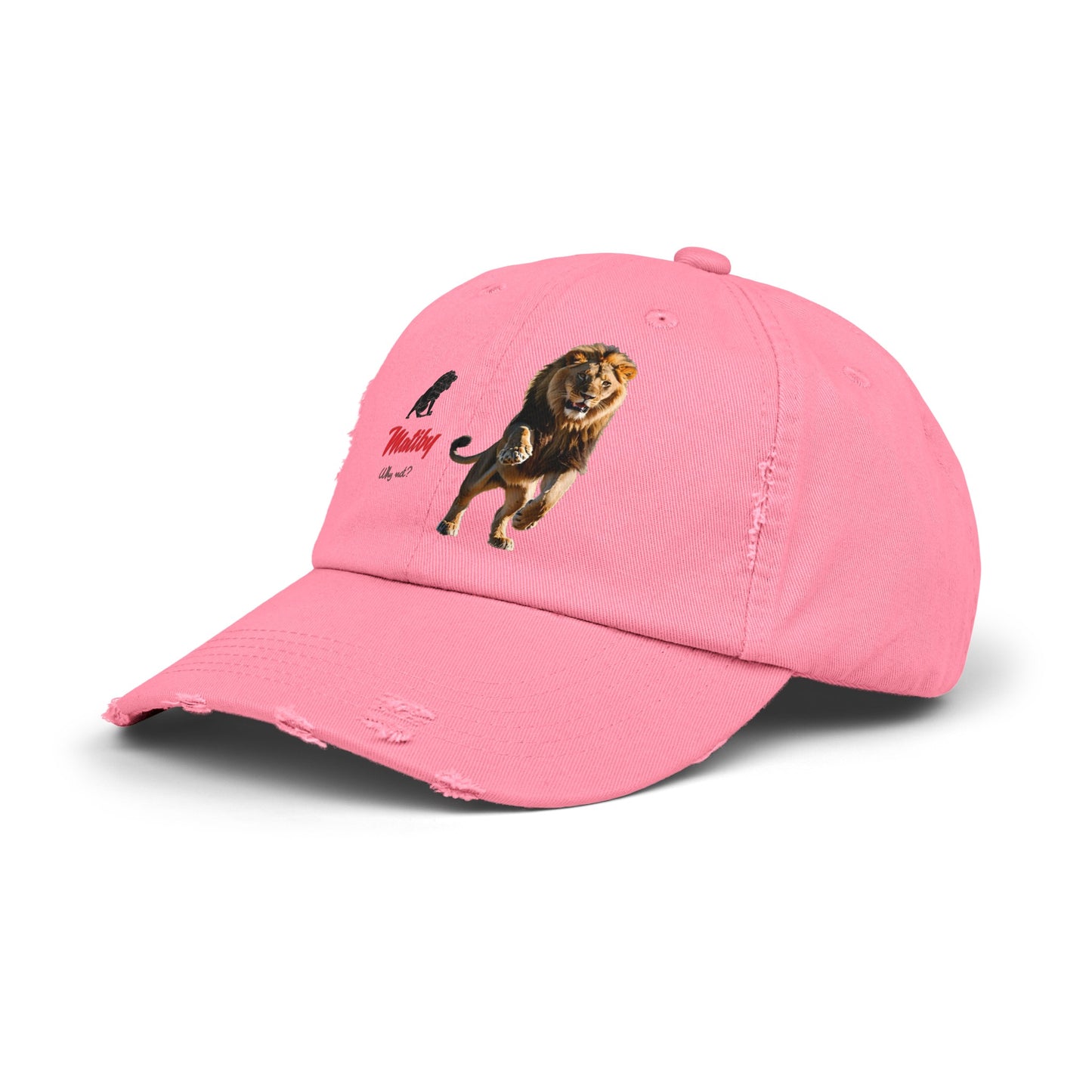 Matiby Lion Unisex Distressed Cap