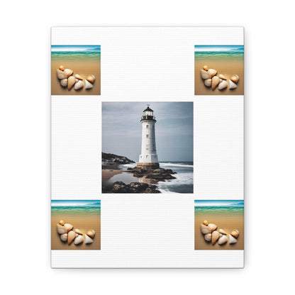 Lighthouse White Canvas Gallery Wraps